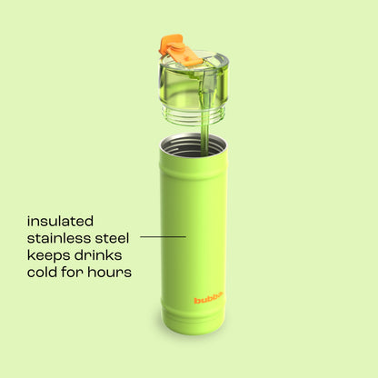 bubba 24 oz DualSip Insulated Stainless Steel Water Bottle - Glow Up - US 8024