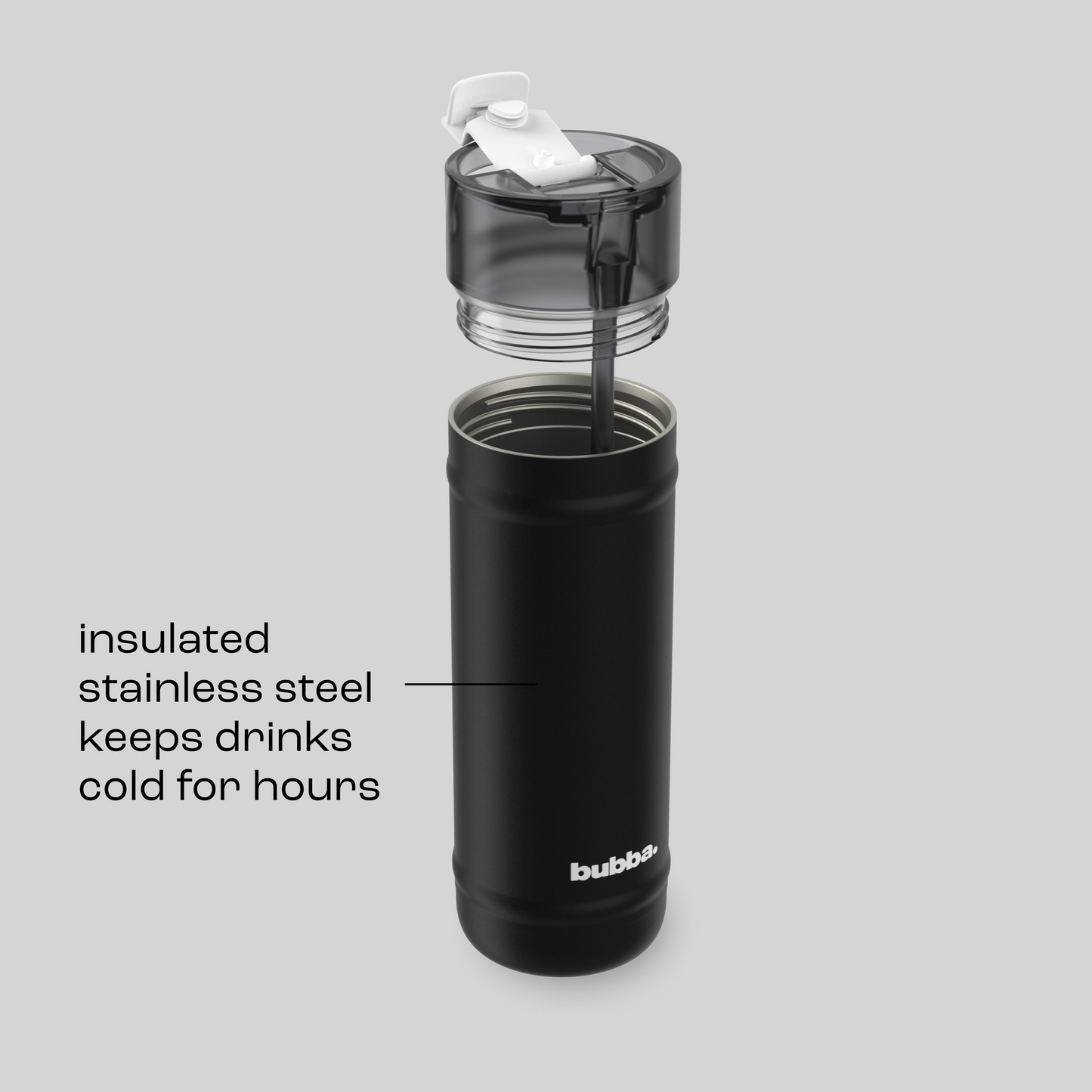 bubba 32 oz DualSip Insulated Stainless Steel Water Bottle - Office Siren - US 8952