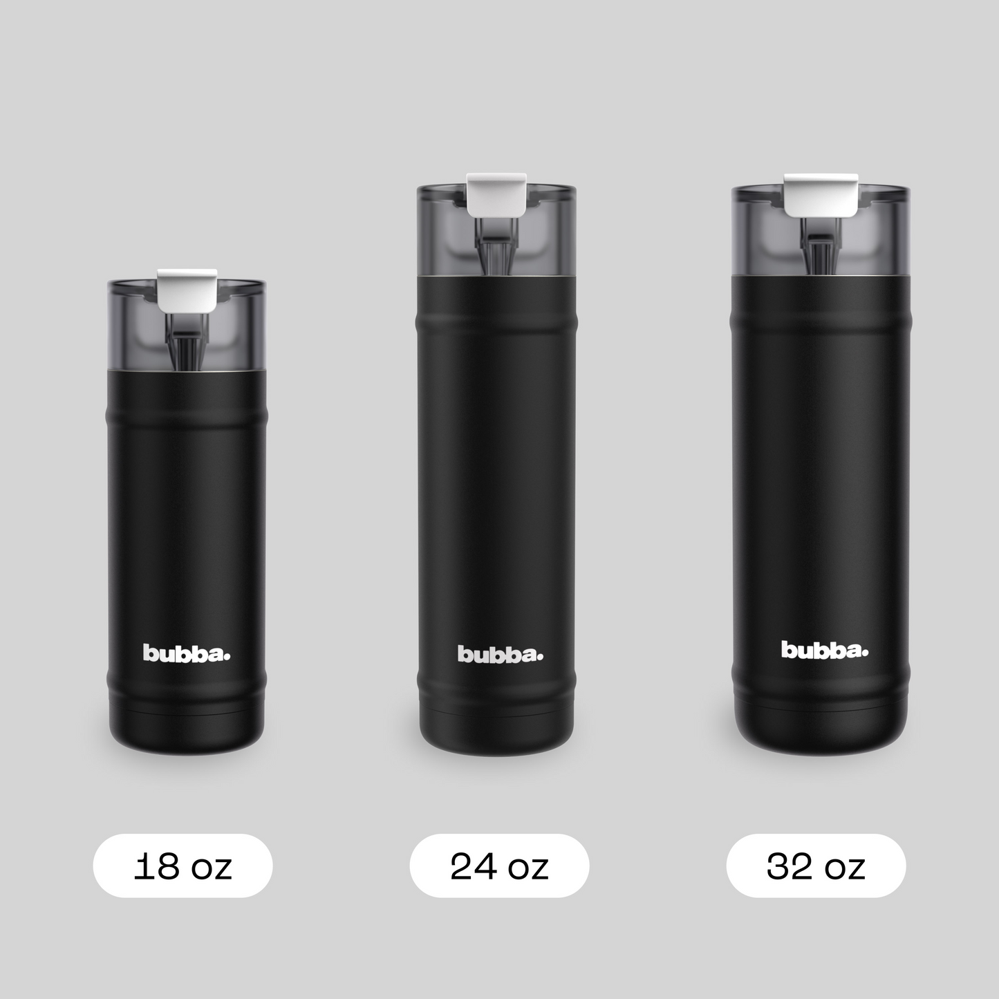 bubba 18 oz DualSip Insulated Stainless Steel Water Bottle -  Office Siren - US 9463