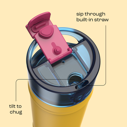 bubba 24 oz DualSip Insulated Stainless Steel Water Bottle - Spirit Week - US 7058