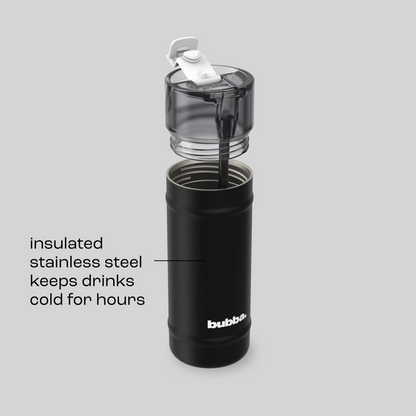 bubba 18 oz DualSip Insulated Stainless Steel Water Bottle -  Office Siren - US 9463