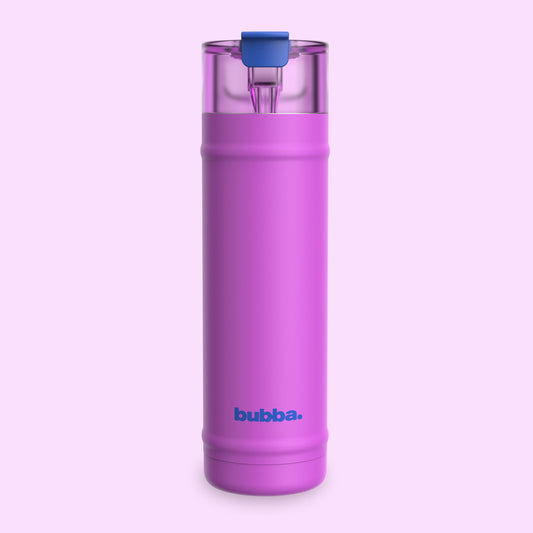 bubba 24 oz DualSip Insulated Stainless Steel Water Bottle - Mood Booster - US 5746