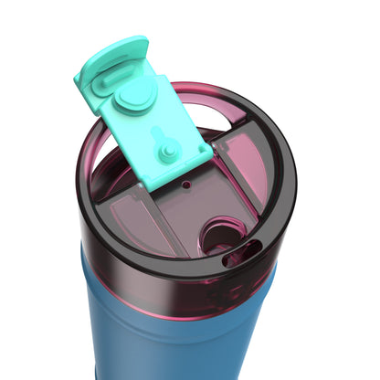 bubba 24 oz DualSip Insulated Stainless Steel Water Bottle - Blue Ribbon - US 9767