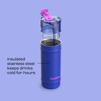 bubba 18 oz DualSip Insulated Stainless Steel Water Bottle - Ocean Energy - US 5965