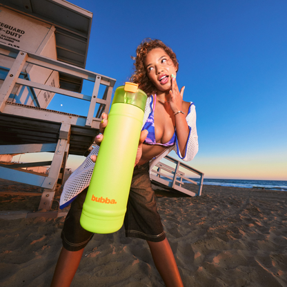 bubba 18 oz DualSip Insulated Stainless Steel Water Bottle - Mood Booster - US 5828