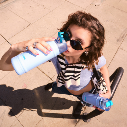 bubba 24 oz DualSip Insulated Stainless Steel Water Bottle - Mood Booster - US 5746