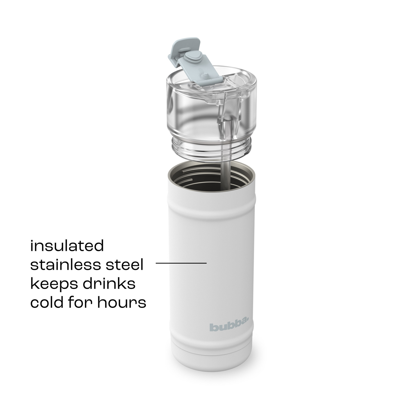 bubba 18 oz DualSip Insulated Stainless Steel Water Bottle - Fresh Kicks - US 1258