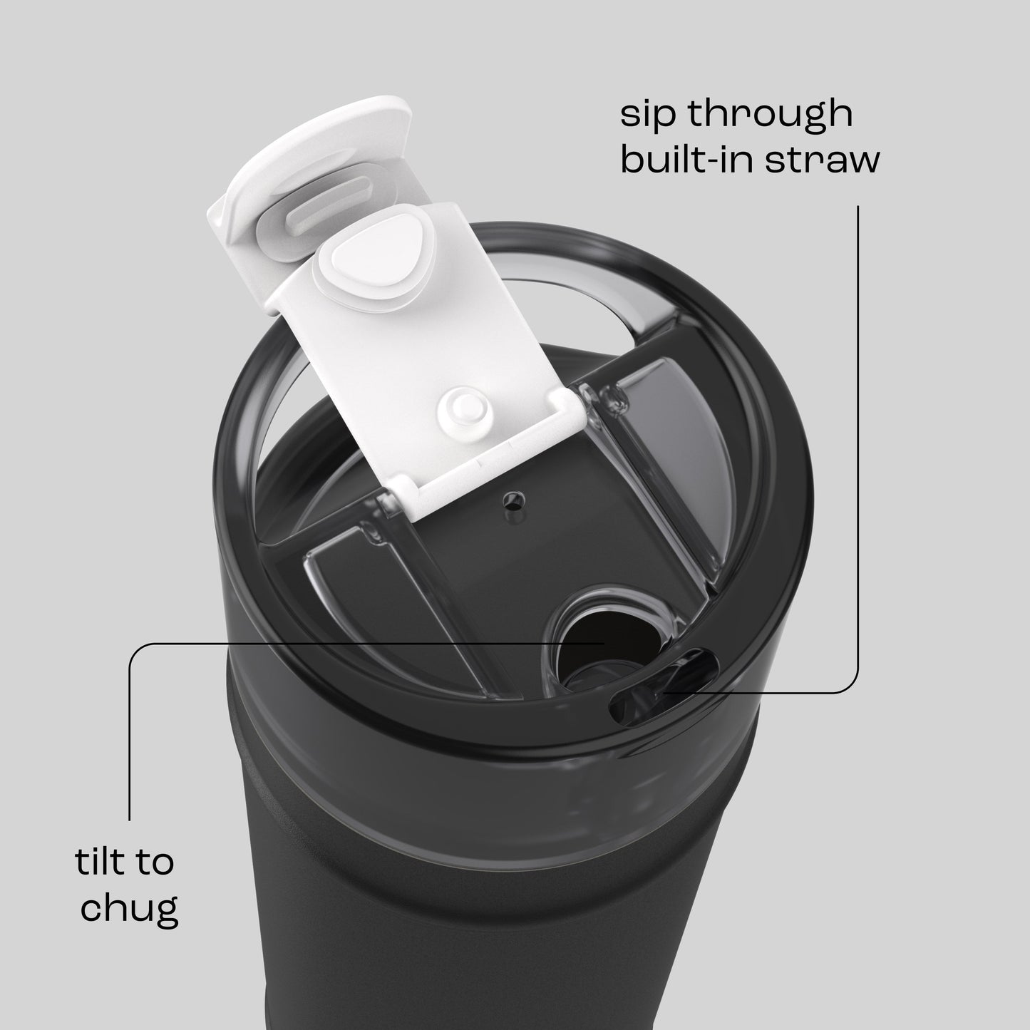 bubba 24 oz DualSip Insulated Stainless Steel Water Bottle - Office Siren - US 3640
