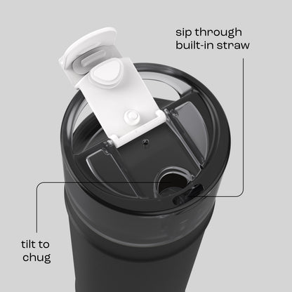 bubba 24 oz DualSip Insulated Stainless Steel Water Bottle - Office Siren - US 3640