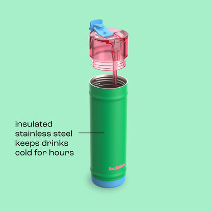 bubba 24 oz DualSip Insulated Stainless Steel Water Bottle - Fresh Serve - US 3057