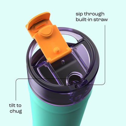 bubba 24 oz DualSip Insulated Stainless Steel Water Bottle -  Field Trip - US 1482