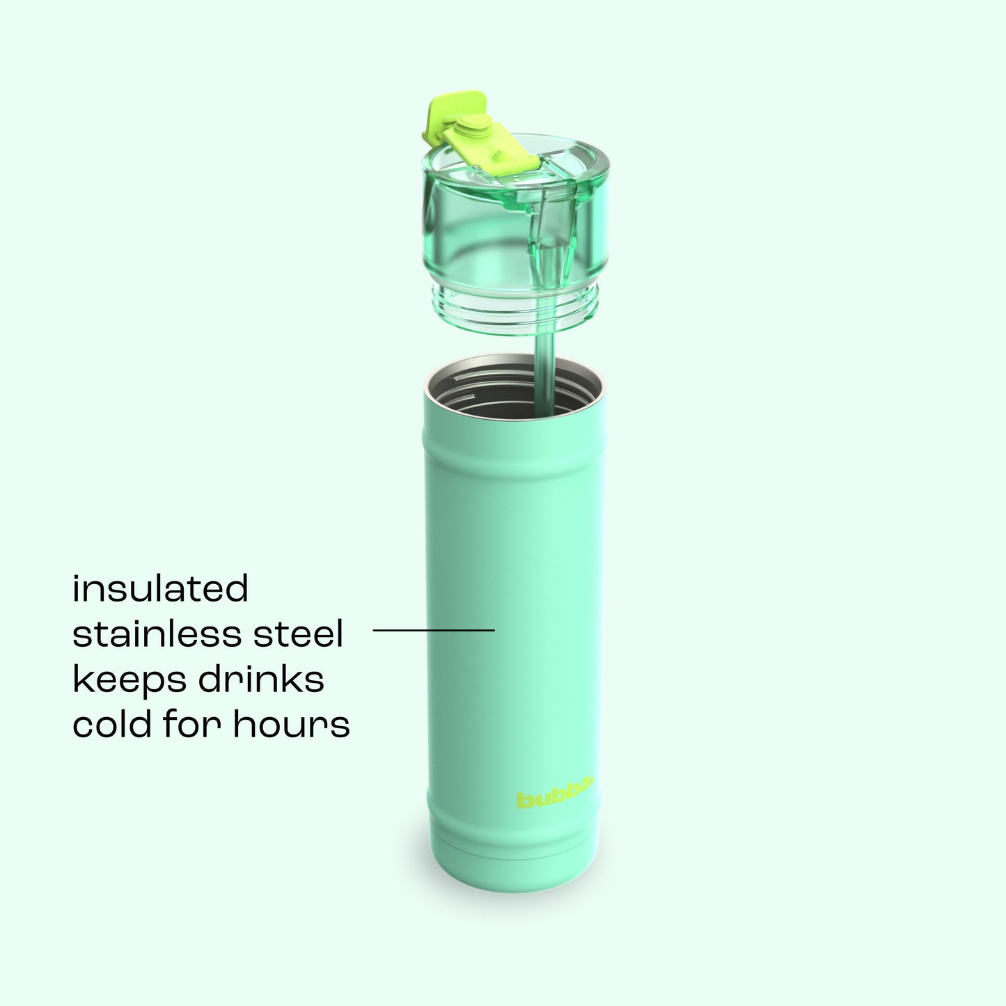 bubba 24 oz DualSip Insulated Stainless Steel Water Bottle - Tropical Eclipse - US 4328