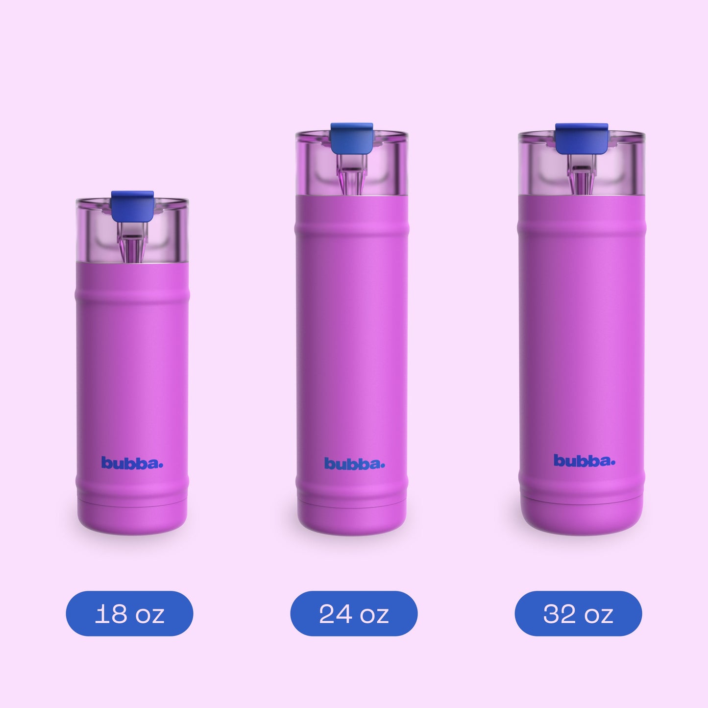 bubba 24 oz DualSip Insulated Stainless Steel Water Bottle - Mood Booster - US 5746